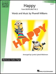 Happy piano sheet music cover